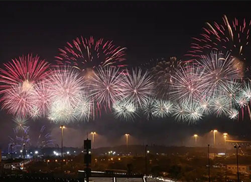 雷州市焰火晚会